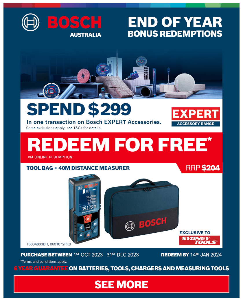 Bosch Blue End of Year Bonus 2023 Redemptions Promotion Closed